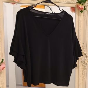 Express - Cute, black croptop